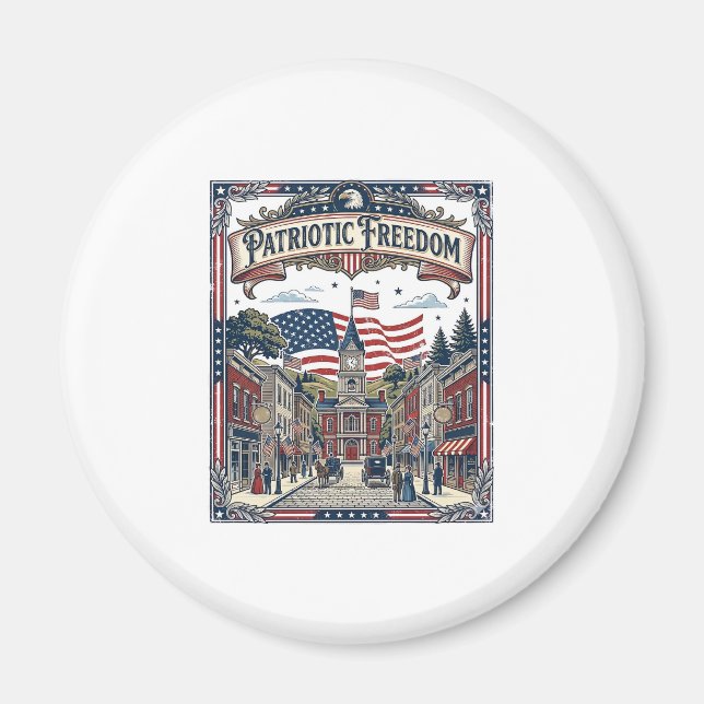 Patriotic Soap Maker Magnet (Front)