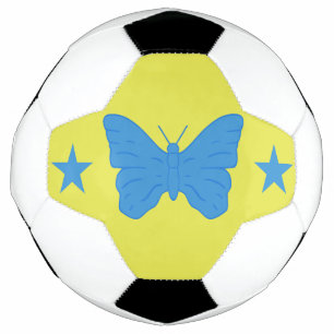 Patriotic Soccer Ball with Flag of Bady Bassit