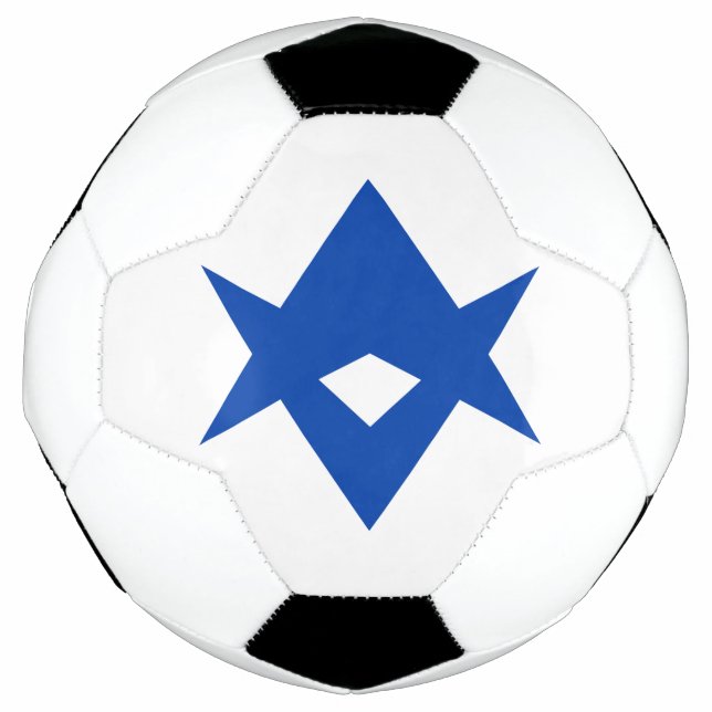 Patriotic Soccer Ball with Flag of Toyota City (Front)