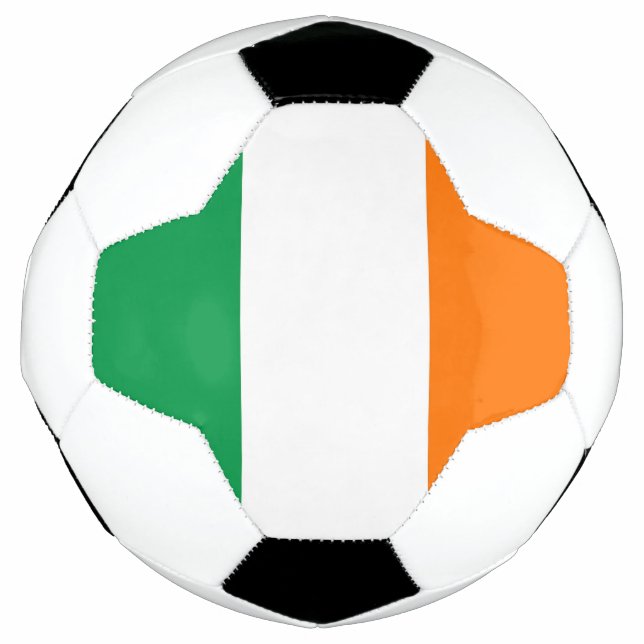 Patriotic Soccer Ball with Ireland Flag (Front)