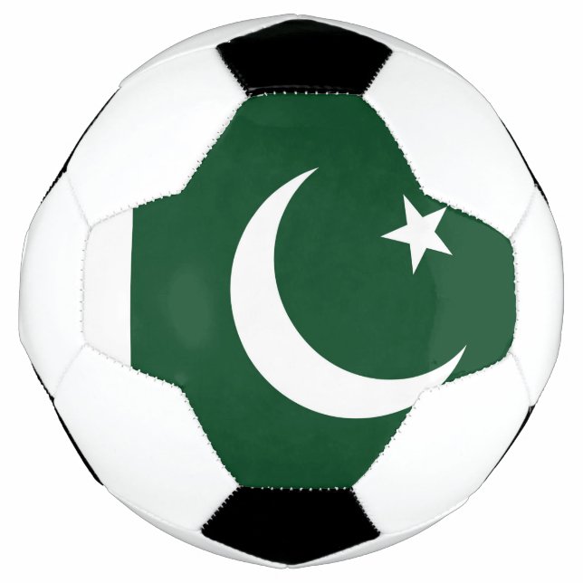 Patriotic Soccer Ball with Pakistan Flag (Front)