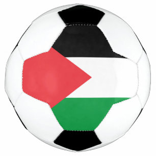 Patriotic Soccer Ball with Palestine Flag