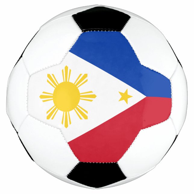 Patriotic Soccer Ball with Philippines Flag (Front)