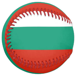 Patriotic Softball with flag of Bulgaria