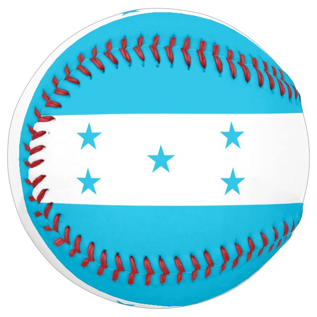 Patriotic Softball with flag of Honduras (Front Left)