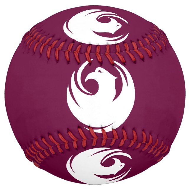 Patriotic Softball with flag of Phoenix City (Back)