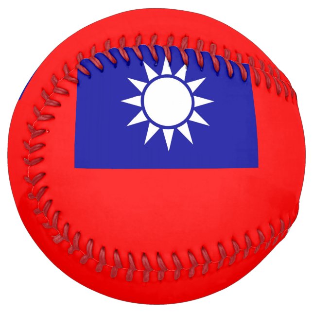 Patriotic Softball with flag of Taiwan (Front Left)