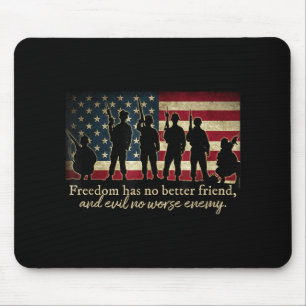 Patriotic Soldier Special Forces And Veterans Amer Mouse Mat