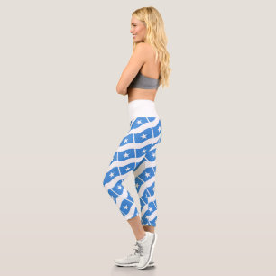 Patriotic Somalia Coastal Summer Flag Leggings