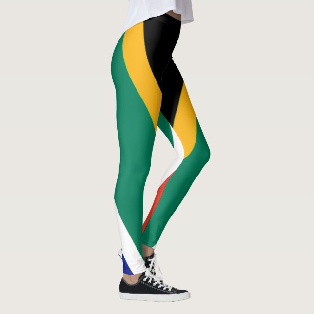 Patriotic South Africa flag Bokke Leggings (Right)