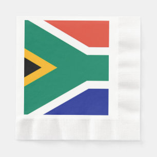 Patriotic South Africa flag Bokke Napkin