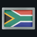 Patriotic South Africa flag Bokke Rectangular Belt Buckle<br><div class="desc">South Africa flag Bokke The flag of South Africa was adopted after the first elections and the end of apartheid in 1994. This is also related to the symbolism of the flag and the letter "Y", which indicates the efforts to bring closer the groups separated for so many years and...</div>