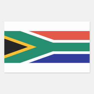 Patriotic South Africa flag Bokke Rectangular Sticker