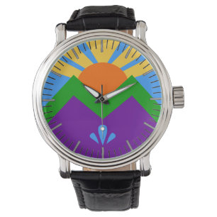 Patriotic, special watch, Flag of Manitou Springs Watch