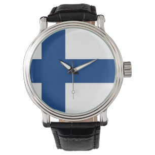 Patriotic, special watch with Flag of Finland