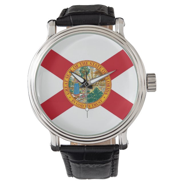 Patriotic, special watch with Flag of Florida (Front)