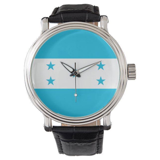 Patriotic, special watch with Flag of Honduras (Front)
