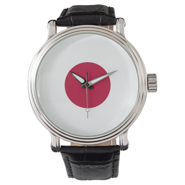 Patriotic, special watch with Flag of Japan (Front)