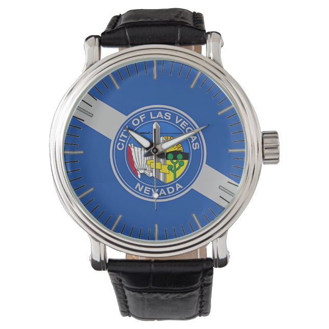 Patriotic, special watch with Flag of Las Vegas (Front)