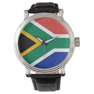 Patriotic, special watch with Flag of South Africa