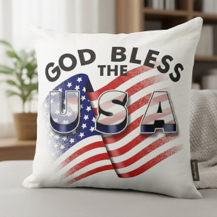 Patriotic Spirit Home Accent Cushion