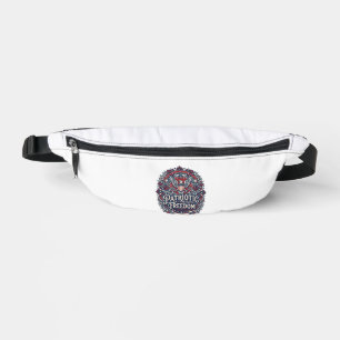 Patriotic Spring Garden Vector Graphic Tee Bum Bags
