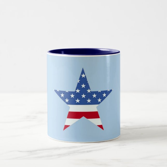 Patriotic Star Mug (Center)