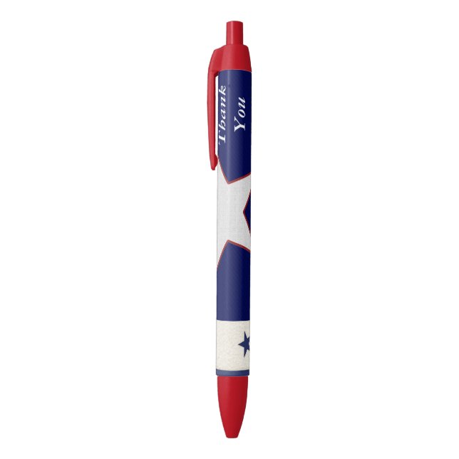 Patriotic Star Pen (Top (Vertical))