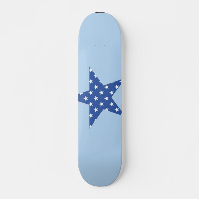 Patriotic Star Skateboard (Front)