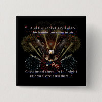 Patriotic Star-Spangled Banner Quote America 