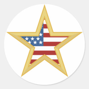 Patriotic Star stickers