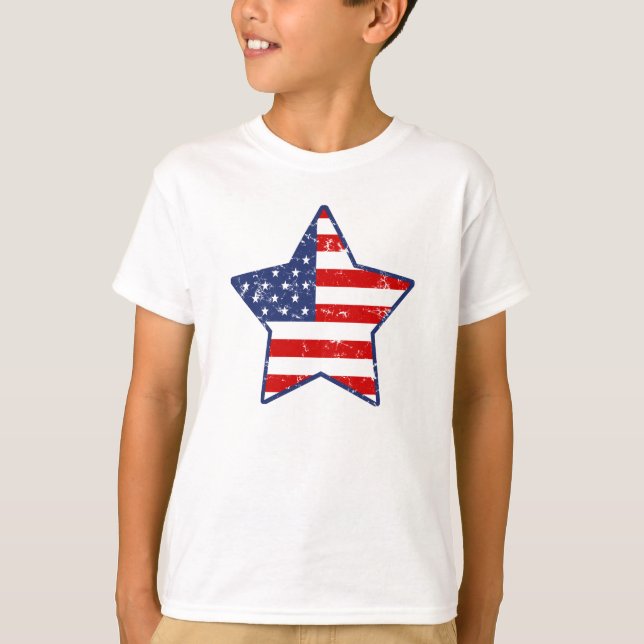 Patriotic Star T-Shirt (Front)