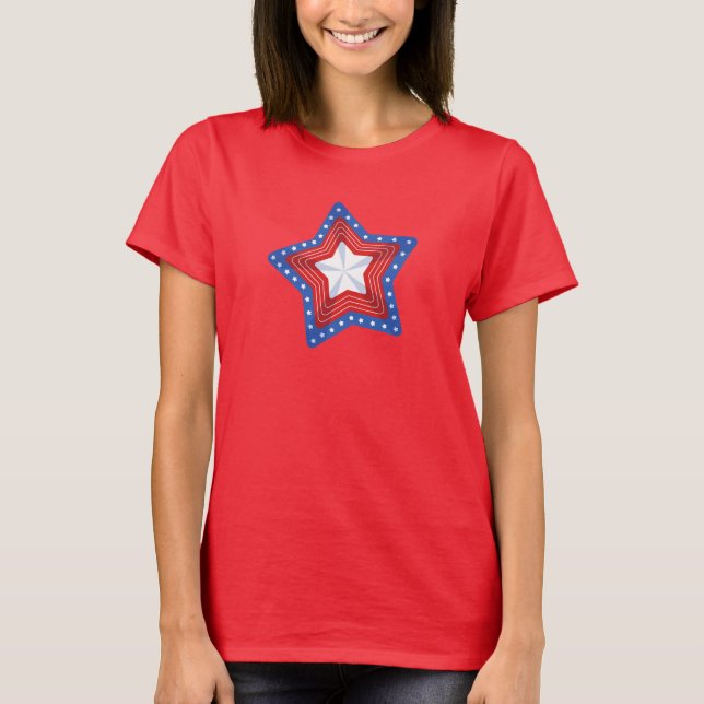 Patriotic star T-Shirt (Front)