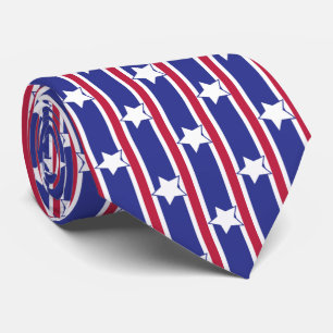 Patriotic Star Tie