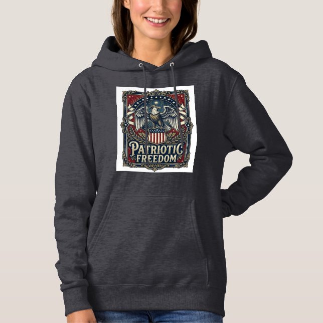 Patriotic Stargazer Vector Graphic Tee (Front)