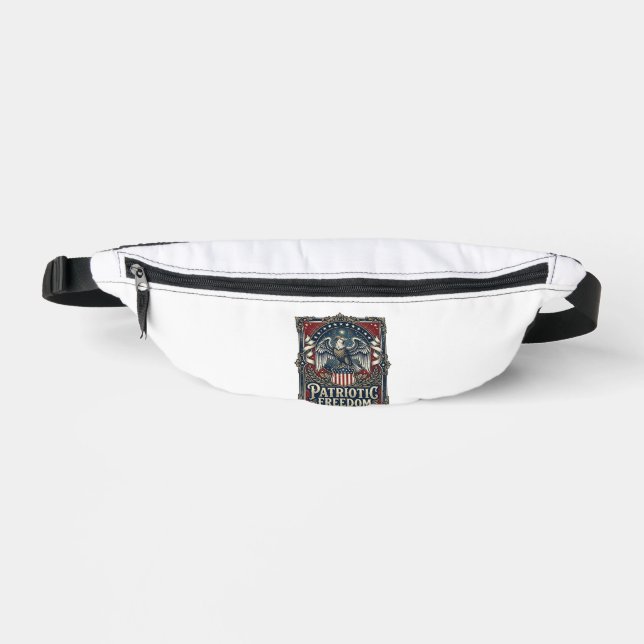 Patriotic Stargazer Vector Graphic Tee Bum Bags (Front)