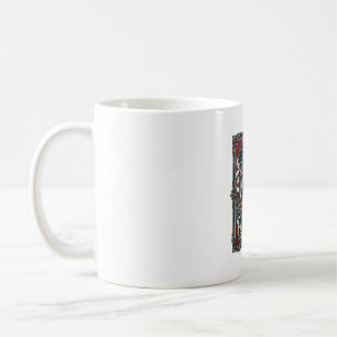 Patriotic Stargazer Vector Graphic Tee Coffee Mug