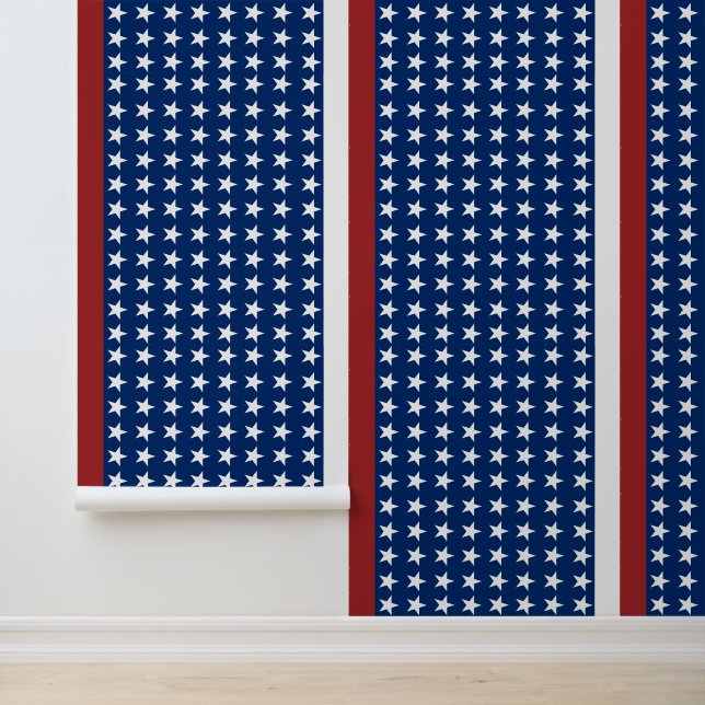 Patriotic Stars and Stripes Wallpaper (Application)