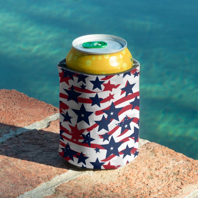 Patriotic Stars Can Cooler (In Situ Pool)