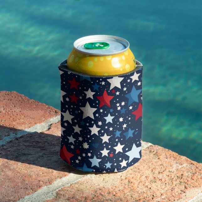 Patriotic Stars Can Cooler (In Situ Pool)