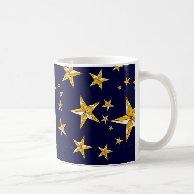 Patriotic Stars Coffee Mug (Right)
