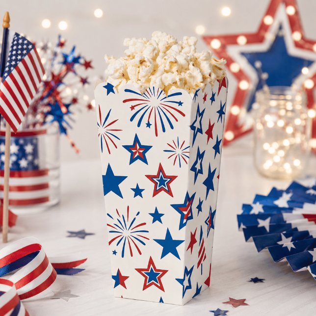 Patriotic Stars Favour Box (Creator Uploaded)