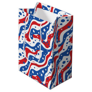 Patriotic Stars Gift Bag