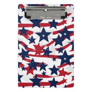 Patriotic Stars  Mini Clipboard