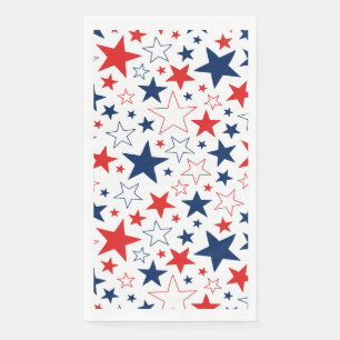 Patriotic Stars Paper Napkins