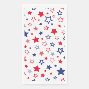Patriotic Stars Paper Napkins