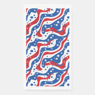 Patriotic Stars Paper Napkins