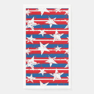Patriotic Stars Paper Napkins