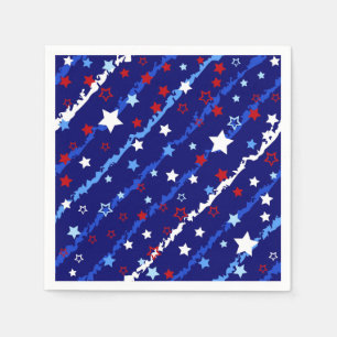 Patriotic Stars Paper Napkins