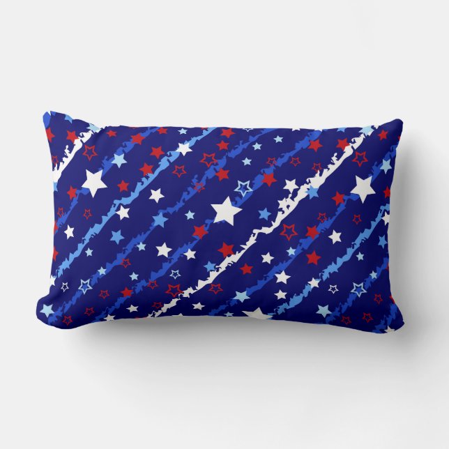 Patriotic Stars Pillow (Front)